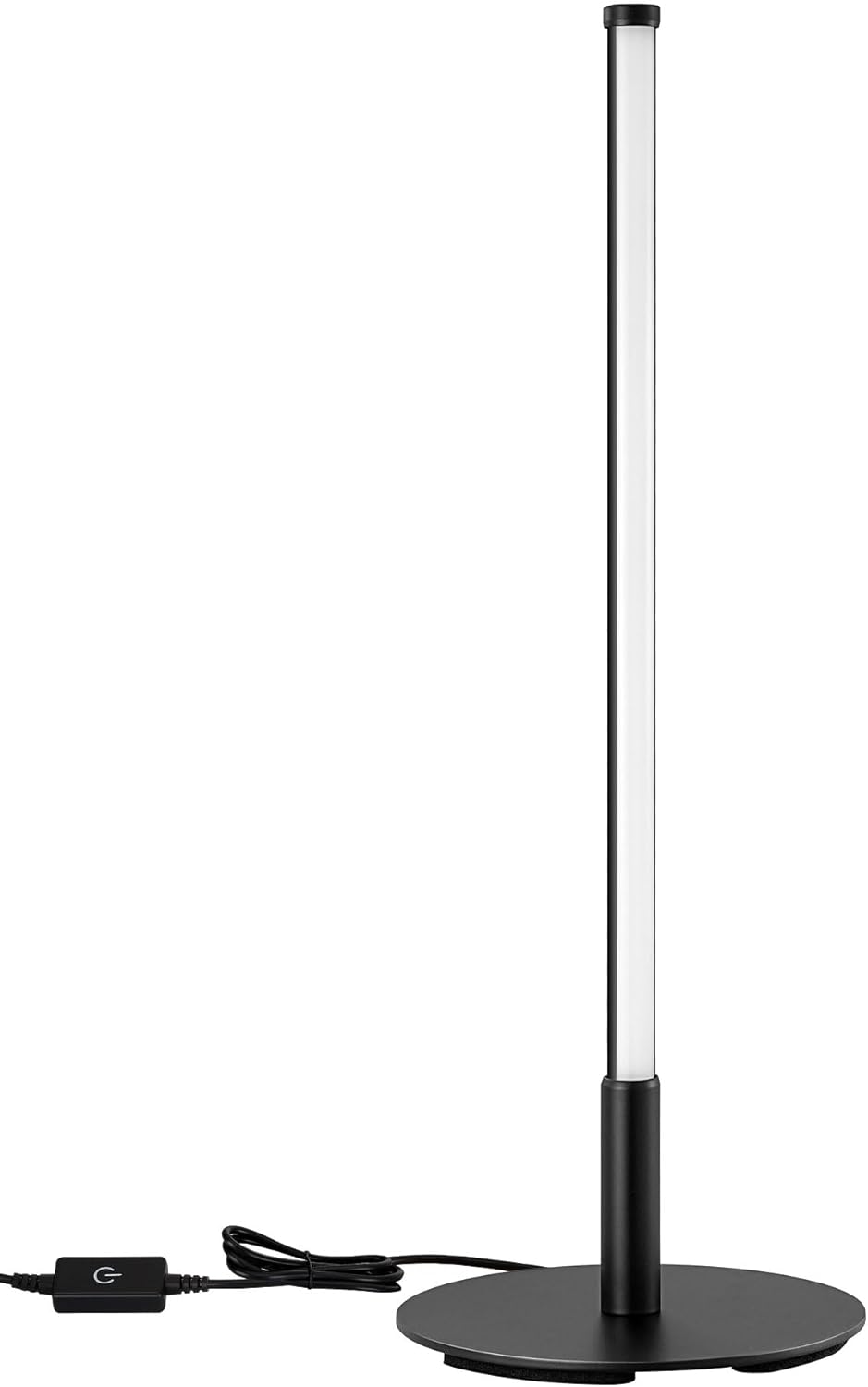 EDISHINE Upgraded LED Table Lamp, Stepless Dimmable Bedside Lamp with 3 Color Temperature, Modern Nightstand Lamp, Desk Lamp for Bedroom, Living Room, Corner, Gift, Metal Finish, Black, 6W - Image 8
