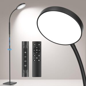 Floor Lamp, Adjustable Height Floor...