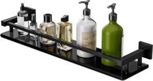 Alise Bathroom Shelves,Matte Black ...