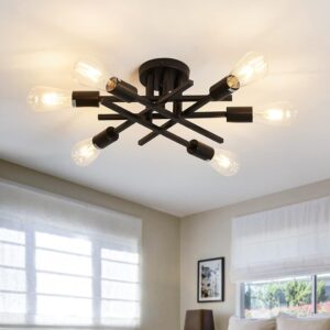 ASGYISA Semi Flush Mount Modern Cei...