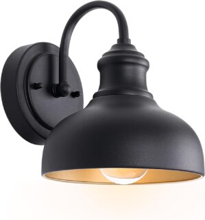 Black Outdoor Gooseneck Lighting fo...