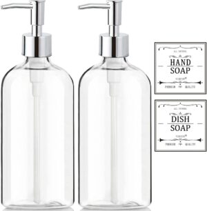 Clear Soap Dispenser with Rust Proo...