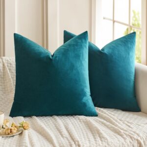 MIULEE Velvet Throw Pillow Covers 1...
