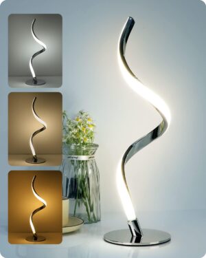 Yarra-Decor Modern Spiral Bedside L...