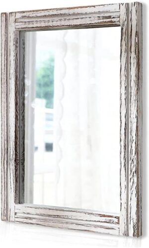 AAZZKANG Wall Mirror with Wood Fram...