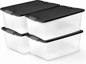 HOMZ 4-Pack Secure Latch, Clear Pla...