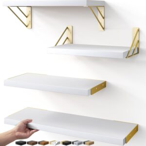BAYKA Wall Shelves for Bedroom Deco...