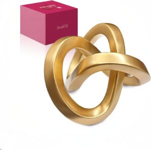 Gold Knot Decor for Coffee Table &#...