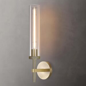 Modern Brass Hardwired Wall Sconces...