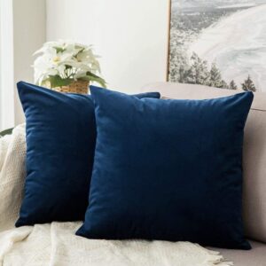 MIULEE Velvet Throw Pillow Covers 1...
