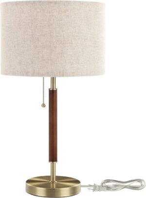 EDISHINE Mid Century Table Lamp, Be...