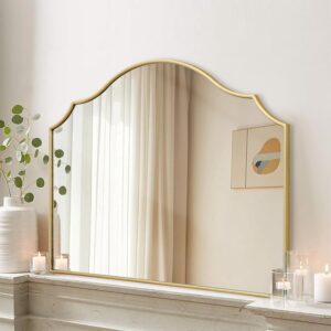 Besdomus Gold Scalloped Mirror for ...