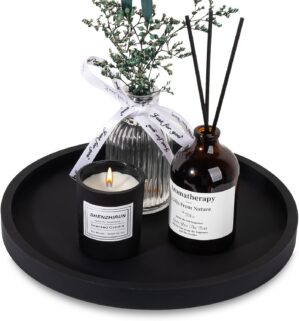 Silicone Bathroom Tray Round Vanity...