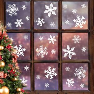 LUDILO 135Pcs Christmas Window Clin...
