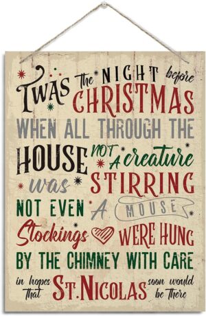 Christmas Wood Sign, Farmhouse Chri...