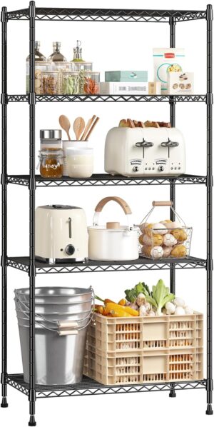 5-Tier Shelf 1010LBS Storage Shelve...