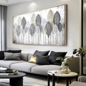 Modern Abstract Canvas Print Black ...