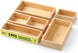 lilLittle Bamboo Drawer Organizer, ...