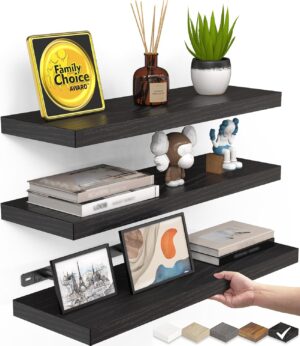 BAYKA Floating Shelves for Wall, Wa...