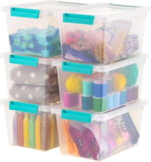 IRIS USA 4 Qt. Craft Storage Bins w...