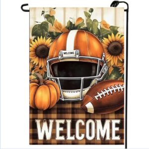 Fall Football Garden Flags for Outs...