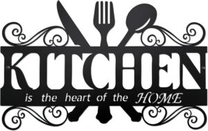 Metal Kitchen Wall Decor,Kitchen Si...