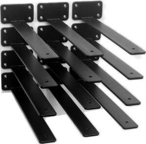12 Pack – 12 inch Black Hidde...