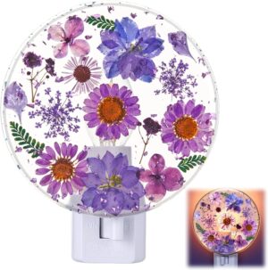 Pressed Flower Night Light Plug in ...