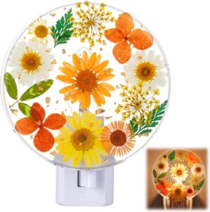 Pressed Flower Night Light Plug in ...