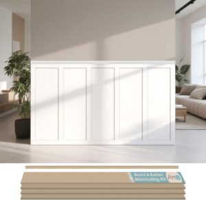 Art3d Premade Board and Batten Pain...