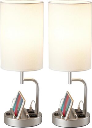 Dreamholder Table Lamp with 3 USB C...