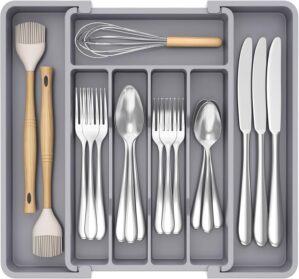 Lifewit Silverware Drawer Organizer...