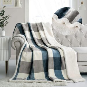 PU MEI Sherpa Fleece Throw Blanket ...