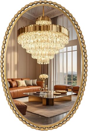 24×36 Inch Oval Wall Mirror wi...