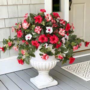 2PCS Artificial Petunia Flowers for...