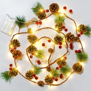 Dazzle Bright Pine Cone Christmas S...