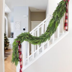 9 FT Christmas Cedar Garland, Thick...