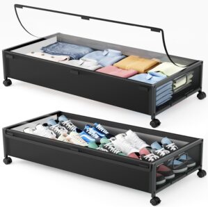 Under Bed Storage Containers with W...