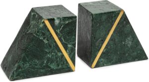 Cork & Mill Marble Bookends, H...