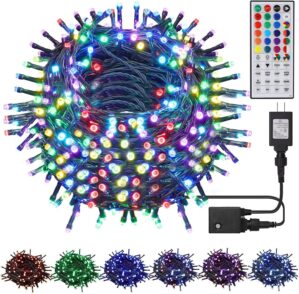 LJLNION 98.5ft Christmas Lights Col...