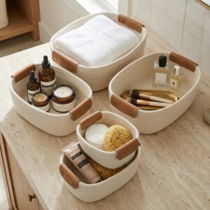 Beautiful Storage Basket Set of 5 &...
