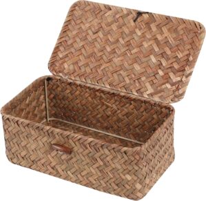 FEIALNDUO Wicker Shelf Baskets with...