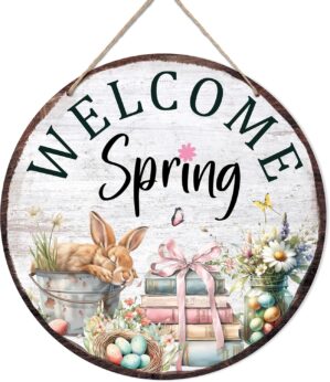 Easter Door Decorations, Welcome Sp...