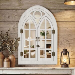 Arched Window Mirror for Wall Decor...