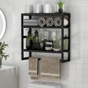 PPN Towel Rack Bathroom Storage She...