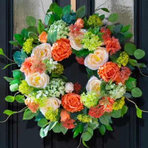 Spring Wreaths for Front Door Outsi...