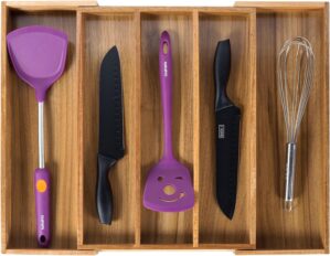 Utoplike Acacia Kitchen Drawer Orga...
