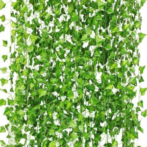 CQURE 12 Pack 84Ft Artificial Ivy G...