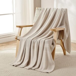 Joydeco Chunky Cable Knit Throw Bla...