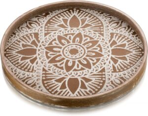 Hanobe Round Decorative Tray for Ta...